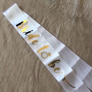 Bride To Be Sash